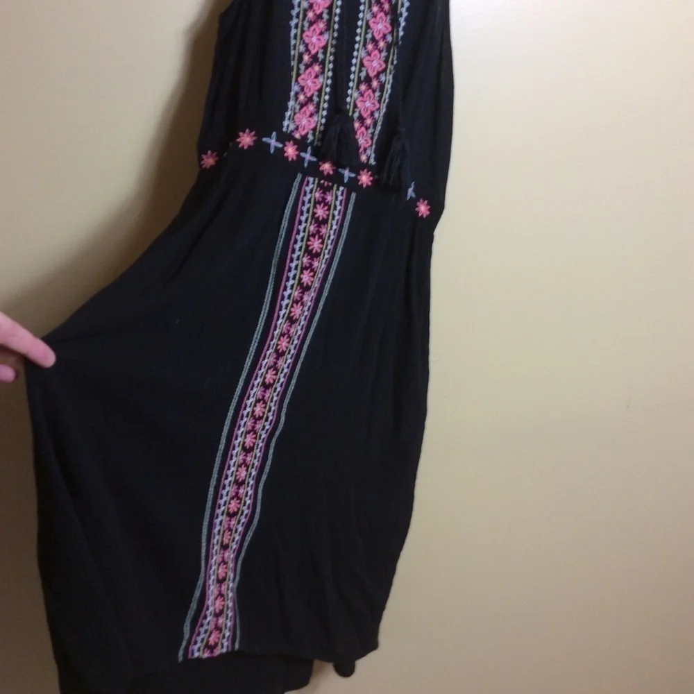 Justice black sleeveless